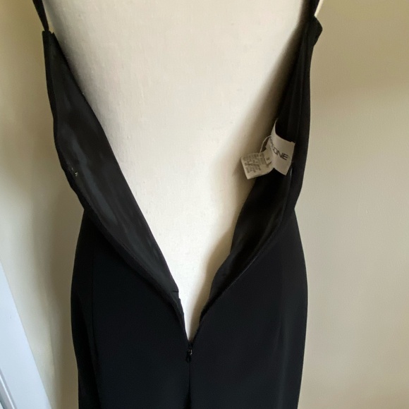 Evan-Picone Vintage Black Halter Style Party Vacation Dress- Sz- 8 - Picture 11 of 15